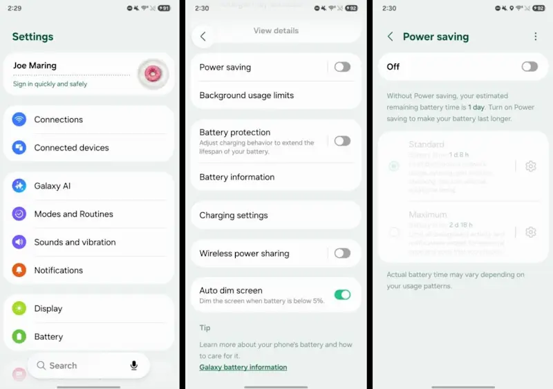 One UI 8.5 wprowadzi nowy tryb oszczędzania energii z dwoma poziomami one ui 8.5 tryb oszczędzania energii