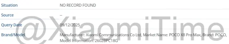 poco x8 pro max bateria