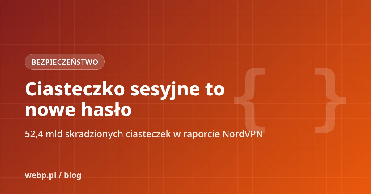 Kradzież ciasteczek sesyjnych: jak przestępcy omijają hasło i 2FA
